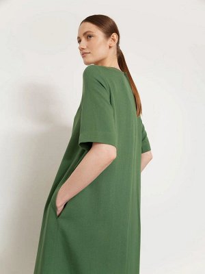 Платье а-силуэта  цвет: Зеленый PL1389/vock