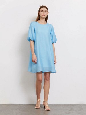 Платье а-силуэта  цвет: Голубой PL1375/ruzana