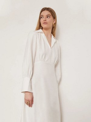 Платье приталенного кроя  цвет: Молочный PL1262/unico