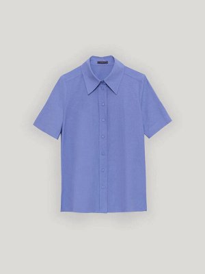 Рубашка с коротким рукавом  цвет: Голубой B2849/orpine