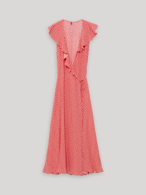 Платье приталенного кроя  цвет: Красный PL1397/tatis