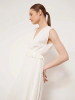 Платье приталенного кроя  цвет: Молочный PL1178/vinchens