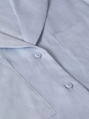 Рубашка без рукавов  цвет: Голубой B2856/attica