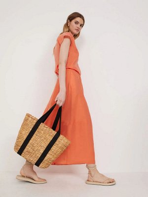 Блузка прямого кроя, B2855/kermes