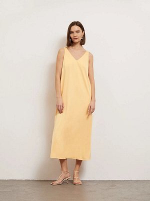 EMKA Платье а-силуэта  цвет: Желтый PL1293/hovsep