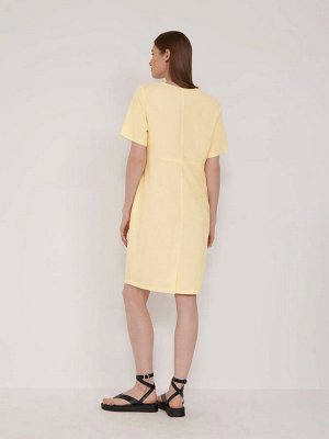 Платье прямого кроя  цвет: Желтый PL1412/sinar