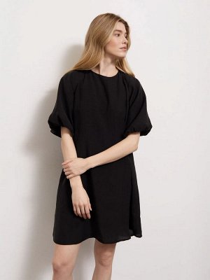 Платье а-силуэта  цвет: Черный PL1375/rilana