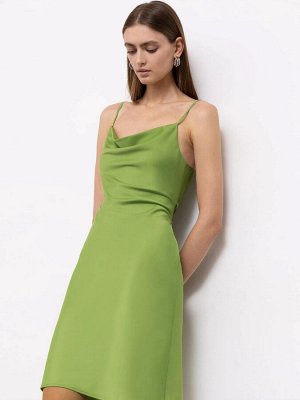 Платье-комбинация  цвет: Зеленый PL1408/hisoka