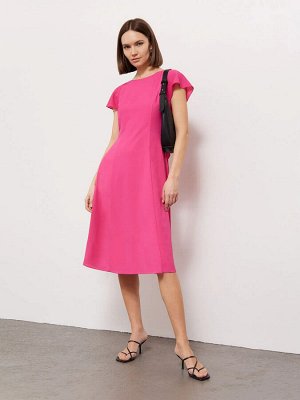 Платье приталенного кроя  цвет: Розовый PL1387/haiden