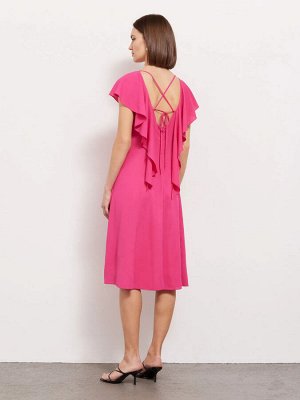 Платье приталенного кроя  цвет: Розовый PL1387/haiden