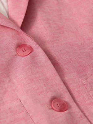 Жакет прямого кроя  цвет: Розовый ML618/lugosi