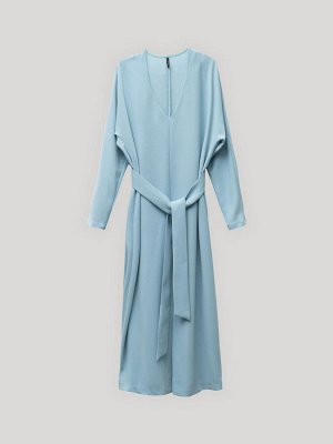 Платье с поясом  цвет: Мятный PL1304/tambet