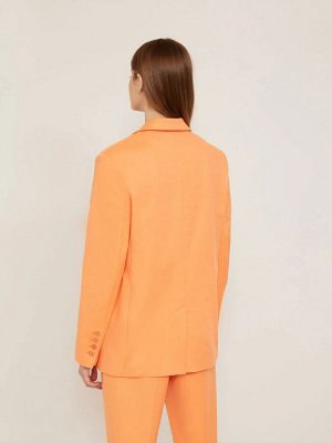Жакет приталенного кроя  цвет: Оранжевый ML675/bustic