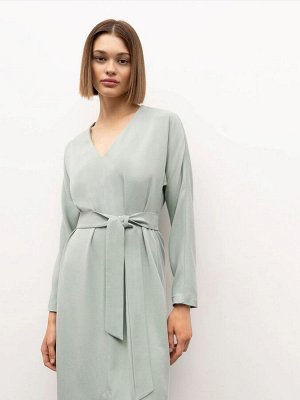 Платье с поясом  цвет: Мятный PL1304/mia