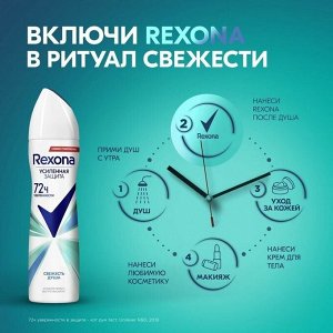 Дезодорант Рексона спрей Свежесть душа Rexona 150 мл