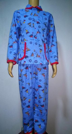 Пижама пуговицы интерлок для мальчика
