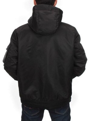 DSGDONG 8734 BLACK Куртка мужская демисезонная (100 гр. синтепон)