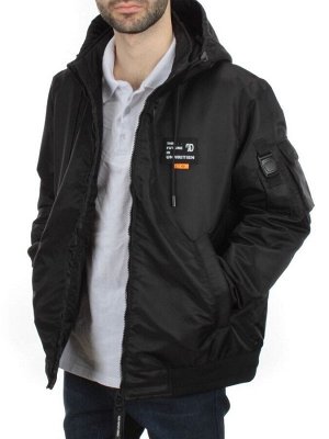 DSGDONG 8734 BLACK Куртка мужская демисезонная (100 гр. синтепон)