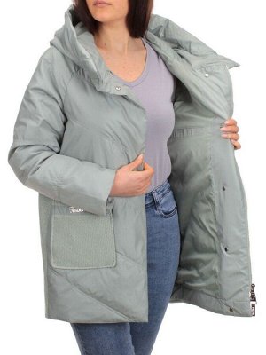 2348 OLIVE Куртка демисезонная женская (тинсулейт)