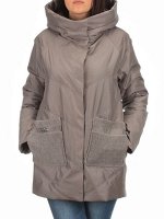 2348 DK. GRAY Куртка демисезонная женская (тинсулейт).44