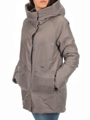 2348 DK. GRAY Куртка демисезонная женская (тинсулейт)