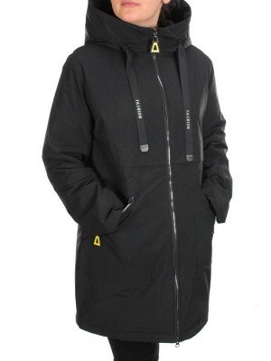 BM-1059 BLACK Куртка демисезонная женская (100 гр. синтепон)