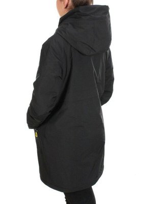 BM-1059 BLACK Куртка демисезонная женская (100 гр. синтепон)