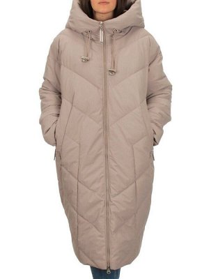 H23-630 DK. BEIGE Пальто зимнее женское (200 гр. тинсулейт)