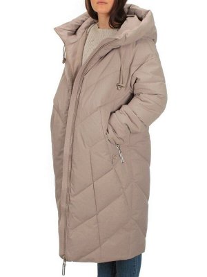 H23-630 DK. BEIGE Пальто зимнее женское (200 гр. тинсулейт)