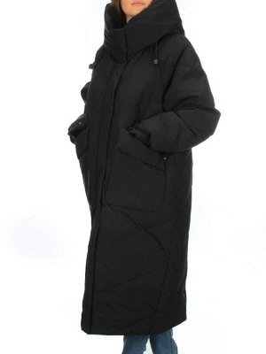 9790 BLACK Куртка зимняя женская (200 гр. холлофайбера)