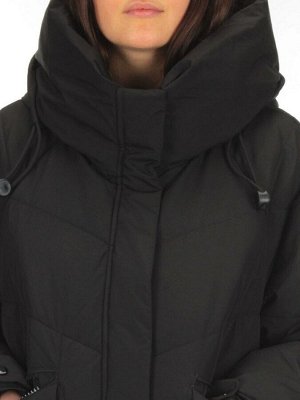 9790 BLACK Куртка зимняя женская (200 гр. холлофайбера)