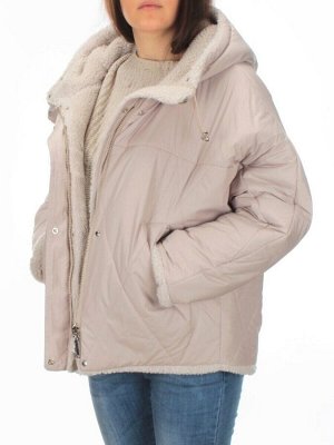 22309 LT. BEIGE Куртка зимняя двухсторонняя женская SNOW CLARITY