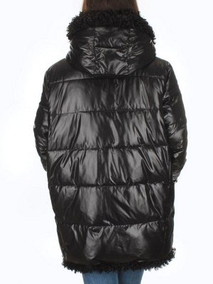 H23-686 BLACK Куртка зимняя женская (тинсулейт)
