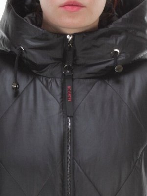 BM-1011 BLACK Куртка демисезонная женская АЛИСА (100 гр. синтепон)