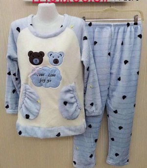 Пижама Невероятно мягкая и приятная пижама согреет вас прохладным осенним вечером. Материал флис, плюш, полиэстер.
Соответствие размеров: L(48), XL(50) ,XXL(52)
МАЛОМЕРИТ!!