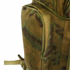 Рюкзак рыболовный с металической рамкой 100 л, цвет мох