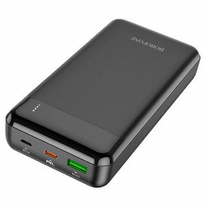 Портативный аккумулятор BOROFONE BJ19A Incredible, PD20W , QC 3.0A, 20000 mAh, черный Power Bank