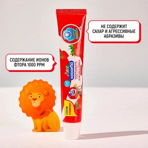 LION "Кодомо" Зубная паста  40гр "Клубника" (Strawberry) /36шт/ Таиланд, (тай.версия)