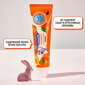 LION "Кодомо" Зубная паста  65гр "Апельсин" (Orange) /36шт/ Таиланд, (тай.версия)