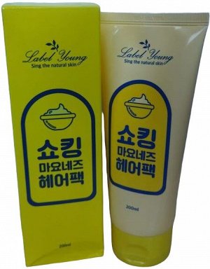 Маска для волос Питательная Майонезная Labelyoung Hair Pack Shocking Mayonnaise, 200 мл