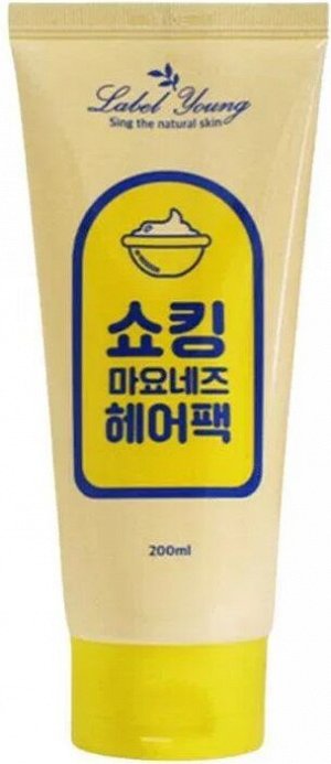 Маска для волос Питательная Майонезная Labelyoung Hair Pack Shocking Mayonnaise, 200 мл