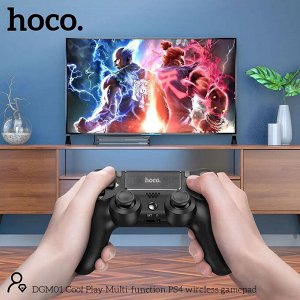 Геймпад Джойстик HOCO DGM01 Cool Play multi-function PS4 600 мАч, Bluetooth, черный