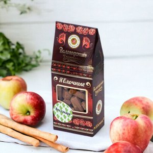 Хрустики яблочные без сахара, 60 гр.