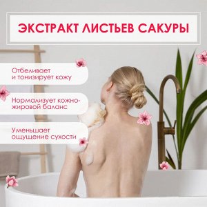 LION "Shokubutsu" Гель-пена для душа густая 450мл (мягкая упак)  Сакура /12шт/ Таиланд