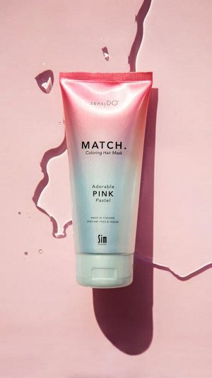 SensiDO Match Adorable Pink Оттеночная маска розовая 200 мл, , шт