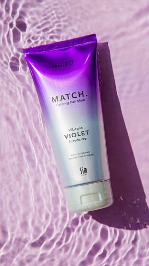 SensiDO Match Vibrant Violet Оттеночная маска фиолетовая 200 мл, , шт