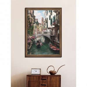 Репродукция картины «Цветущая Венеция», 50х70, рама (56-982Т)