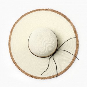 Шляпа женская MINAKU,цв.белый , р-р 58