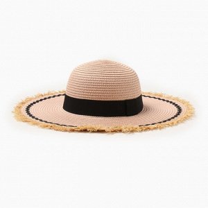 Шляпа женская MINAKU, цв.розовый, р-р 58