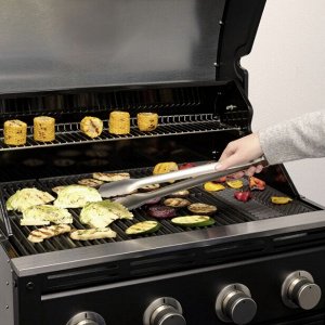 GRILLTIDER, Набор инструментов для барбекю из 3 предметов, нержавеющая сталь.